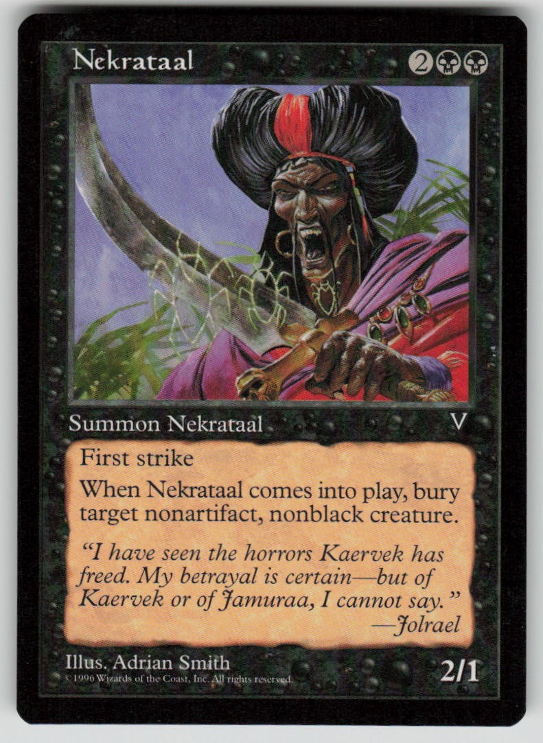 Nekrataal Uncommon Visions MTG Near Mint