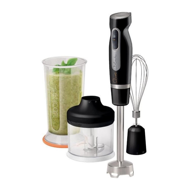 Mixeur plongeant Sencor SHB 4379BK noir avec pied en acier inoxydable
