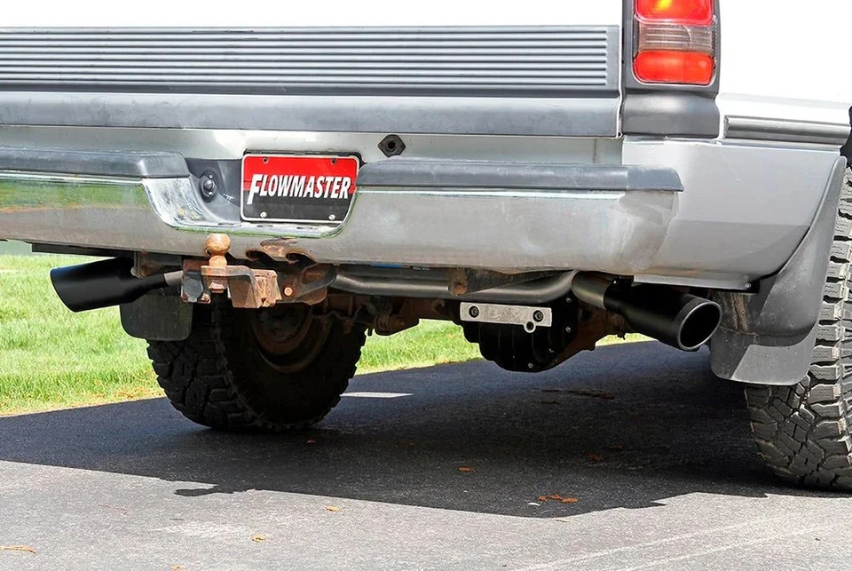 For Dodge Ram 3500 94-02 FlowFX 409 SS Cat-Back Exhaust System w Split Side Exit Foto 3 de 4