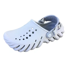 NWT Crocs Echo Clogs Big Kids Size J2 Shoes Sandals Gray