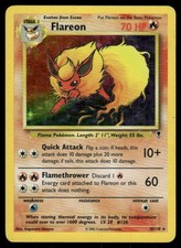 Flareon 10/110 Holo Rare Legendary Collection Pokemon Damaged on eBay