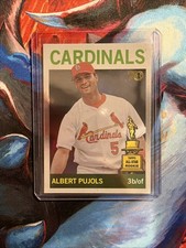 Albert Pujols 2021 Topps All-Star Gold Rookie Cup Image Variation Foil Refractor