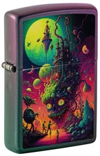 Zippo Distant Lands Design Iridescent Windproof Pocket Lighter, 46238
