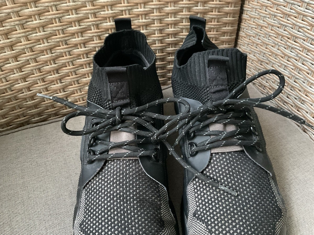 HUGO BOSS EXTREME RUN KNIT Men\'s Shoes‎ Low Top Sneakers US 8 Carbon Fibre W/Box Hugo Boss Men main image 2