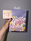 DOMI PINPIN WORLD cute keychain headphone pouch  pink Confirmed Plush Pendant — photo 3