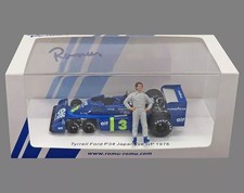 Spark 1/43 Tyrrell Ford P34 Japanese GP 1976 Elf #3 Blue ROM Custom Car