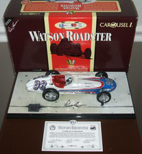 1962 Watson Roadster #98 Pole Indy 500 Parnelli Jones SIGNED 1/18 Carousel