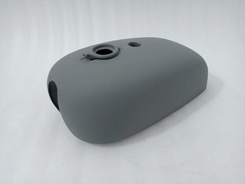 BSA A65 SPITFIRE HORNET 2 GALLON RAW STEEL PETROL FUEL GAS TANK With CAP | Fit - Picture 8 of 19