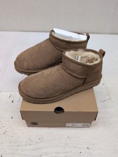 NIB UGG Classic Ultra Mini 1116109 Women's Fashion Boots Chestnut Sz 10 G6