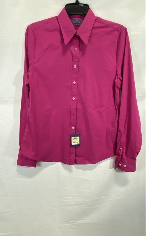 Façonnable Women's Raspberry Pink Blase Button Down Shirt Blouse Sz S NWT