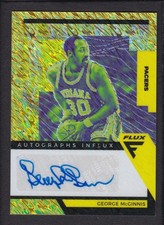 2020-21 GEORGE MCGINNIS 10/10 AUTO PANINI FLUX SHIMMER GOLD AUTOGRAPHS