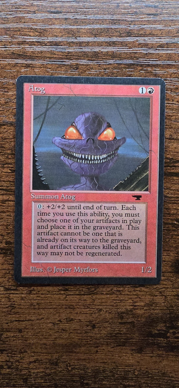 Wizards of the Coast Atog Antiquities Creature Red Regular English 1/2