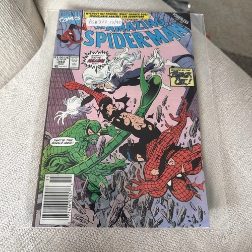 AMAZING SPIDER-MAN #342 - 1990 Marvel- 1st App Dr Elias Wirtham
