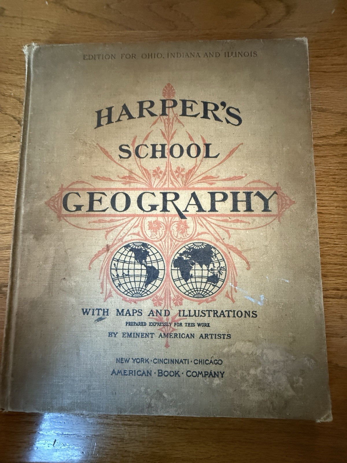 Harpers School Geography Textbook 1915 With Maps & Illustrations 10