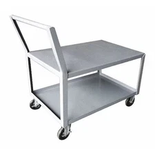 Low-Profile Utility Cart With Lipped & Flush Metal Shelves,  Steel,  1, 200 Lb