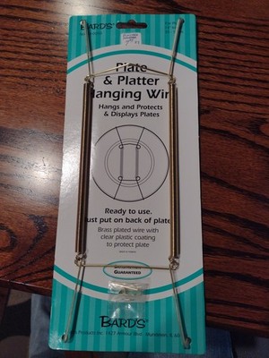 Bards Plate And Platter Hanging Wire Hangs And Protects And Displays Plates