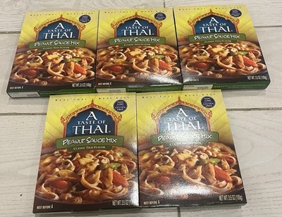 Peanut Sauce Mix, Classic Thai, 3.5 oz (100 g) A Taste Of Thai Pack Of 5