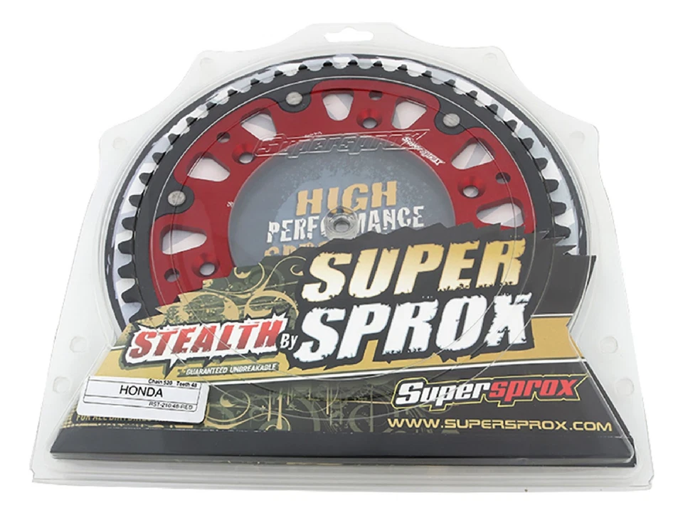 Supersprox Stealth sprocket Red For 48T Chain Size 520; RST-210-48-RED — 第 4/4 张图片