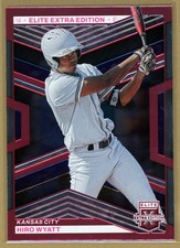 2023 Panini Elite Extra Edition Baseball Hiro Wyatt Pink Parrallel RC No. 143