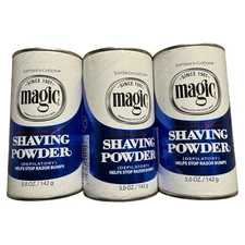 Lot of 3 Magic Shaving Powder - SoftSheen Carson - Regular Strength 5 Oz