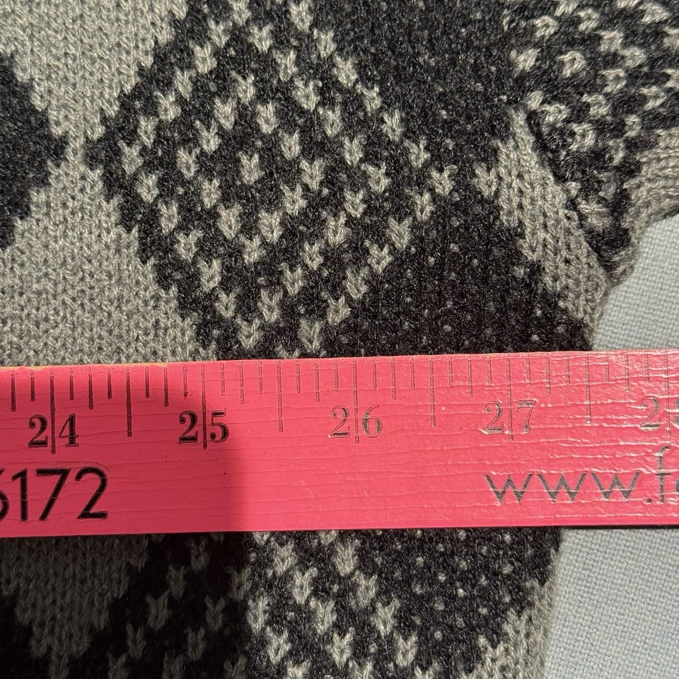 Suéter Vintage John Blair 1/4 Botón Tejido Cuello 3XL Estilo Coogi Foto 3 de 4