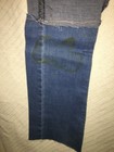NEW PERSPECTIVE BRAND SIZE 30X40" UNHEMMED 5 POCKET SOFT DENIM BLUE CUSTOM JEANS — photo 8
