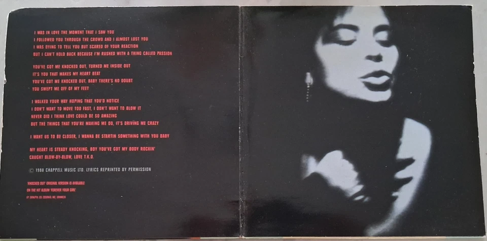 Paula Abdul - Knocked Out (1990 7inch Vinyl Single Gatefold Sleeve) VG+/VG+ - Image 2 of 4