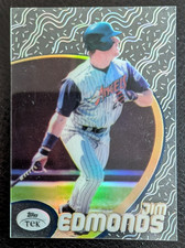 JIM EDMONDS 1998 Topps Tek #20 Pattern 14 LOS ANGELES ANGELS