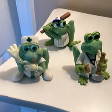 Sprogz frog Laptop internet Hopper vintage Holland Studio fantasy figurines