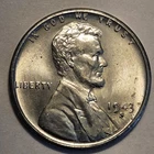 #7 Nicer Low Mintage "business uncirculated++" 1943 S "steel" Lincoln Wheat Cent