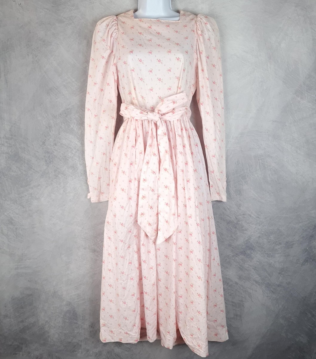 laura ashley cotton dress Vintage Laura Ashley Dress Made in GB Cotton Polka