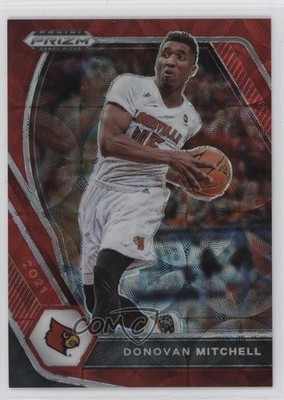 2021-22 Panini Prizm Draft Picks Choice Red 36/88 Donovan Mitchell #81 1pe9