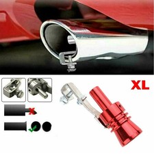 Aluminum Turbo Exhaust Muffler Pipe Sound Whistle Blow Off Valve Simulator Xl