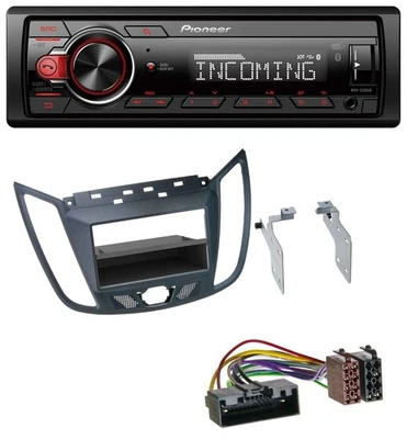 Pioneer Bluetooth USB DAB MP3 Autoradio für Ford C-Max / Kuga - dunkelgrau - Bild 1 von 4