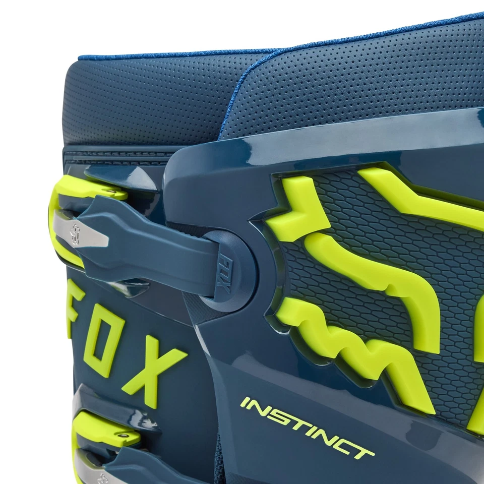 Fox Racing Insticnt Mens MX Offroad Boots Twilight Blue - Image 3 of 4