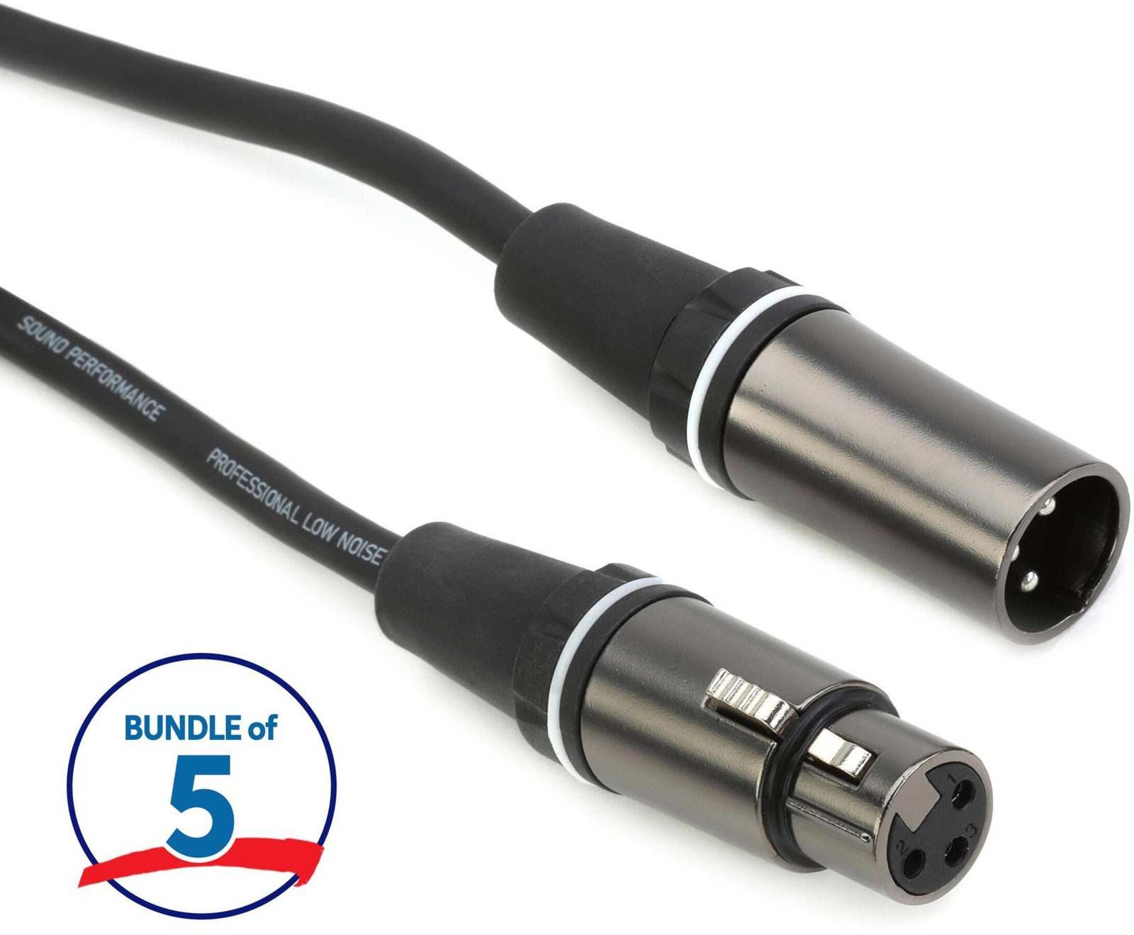 Микрофонный кабель серии Gator Cableworks Composer - 75 футов 5 упаковок 55590₽