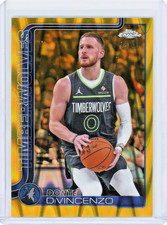 Donte DiVincenzo 2025-26 Topps Chrome - Gold Raywave Refractor #/50 Timberwolves
