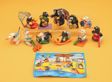KINDER Surprise - MISSION TAUPE SECRET 2 - Série 10 Figurines + 10 BPZ Vintage