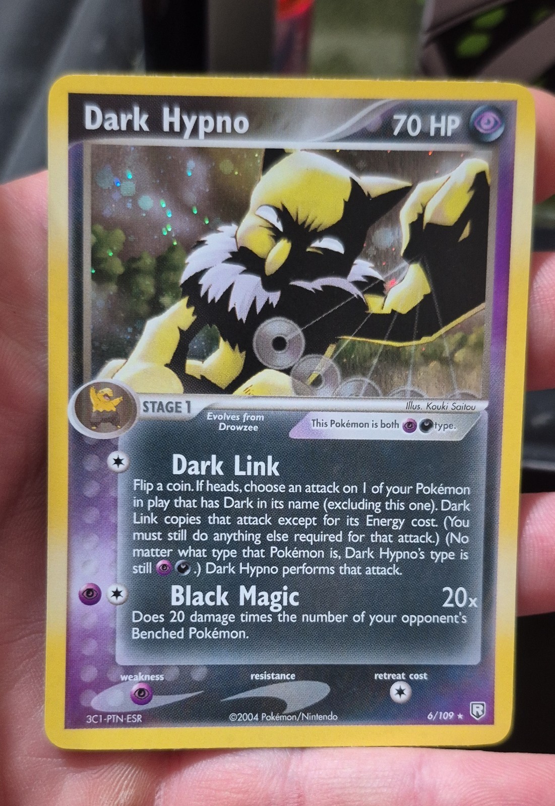 Dark Hypno 6/109 Team Rocket Returns Holo Nm+