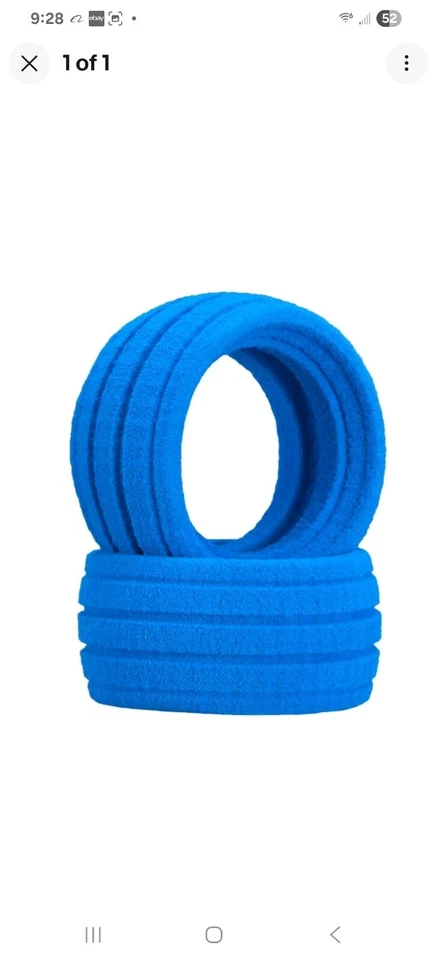 Pro-Line Racing #6185-01 1:10 Closed Cell Rear Inserts for 1:10 Buggy 2.2" Rear - Image 2 of 4