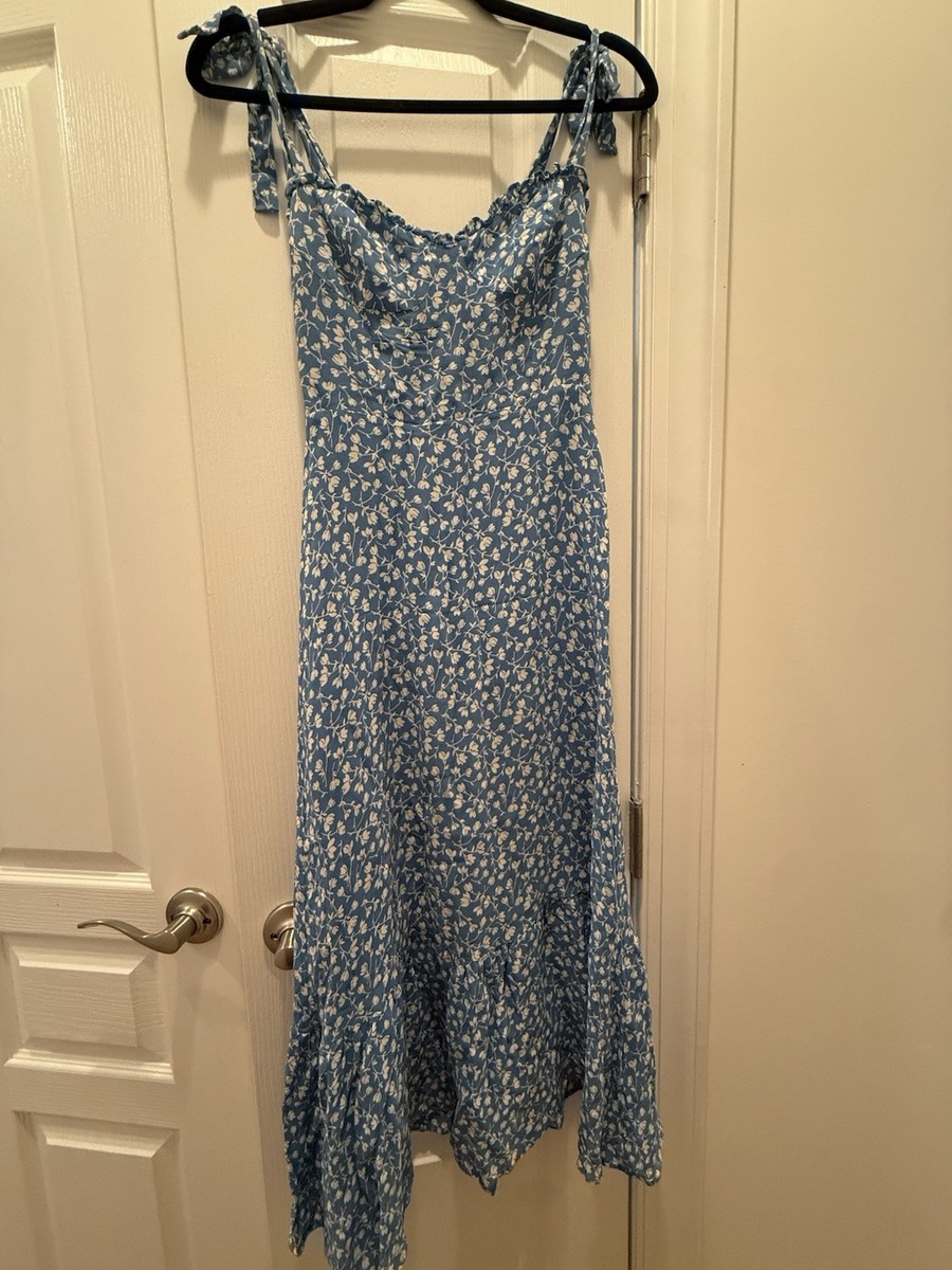 reformation nikita dress blue Reformation Dresses | Nwt Reformation Nikita Dress In Marie Color | Color: Blue