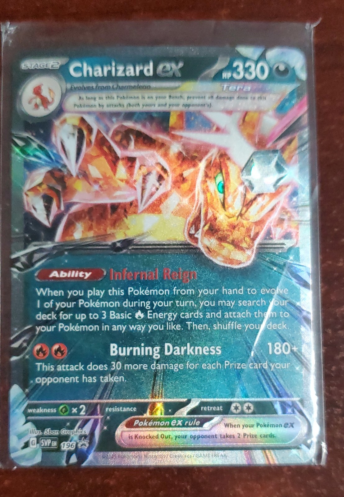Charizard ex 196 Sv: Scarlet & Violet Promo Cards Holo