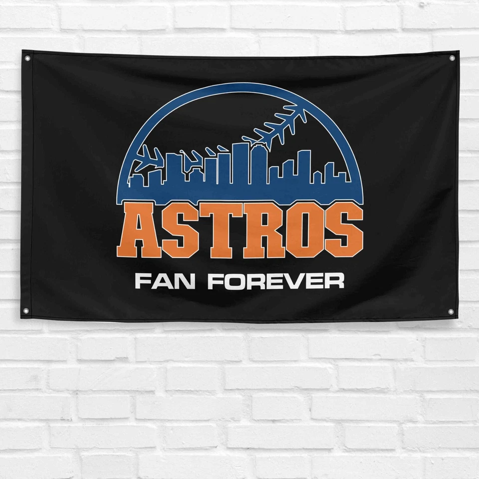 For Houston Astros 3x5 ft Flag Baseball Champs Fans Gift Wall Decor Banner - Image 2 of 4