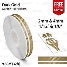 12 12mm Twin Lines Roll Pin Stripe Car Trim Body Line Tape Decal Vinyl Sticker