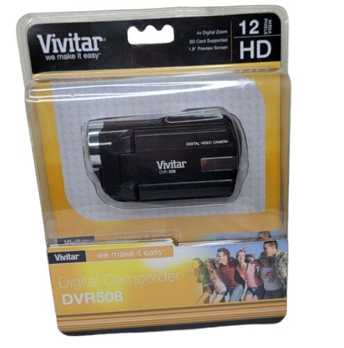 Vivitar Digital Video Recorder HD DVR 508 Camcorder Camera 4x Digital Zoom NIB - Picture 1 of 6