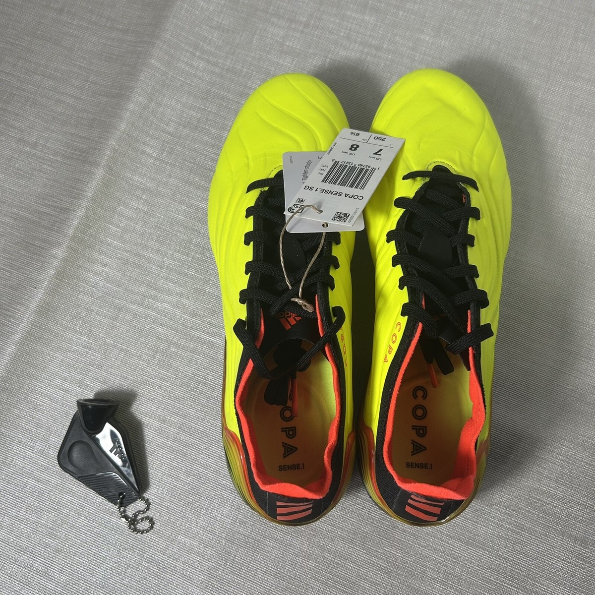 Adidas Copa Sense + SG Men’s Size 8 / Women Size 9 Soccer Cleats Boots Yellow Adidas Copa Sense+ SG  main image 2