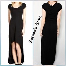 NWT BCBG MAXAZRIA SIZE S DONESA SCOOP NECK HIGH LOW MAXI DRESS MSRP 118.00