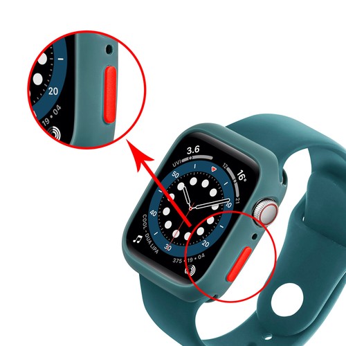 Carcasa de color de silicona de 38-45 mm para Apple Watch Series 7 6 5 4 3 2 Cubierta de caja de TPU - Imagen 91 de 99