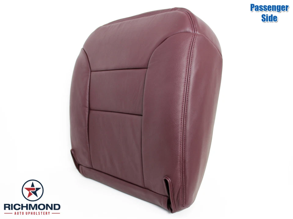 95-99 Chevy Silverado 1500 2500 LT -со стороны пассажира низ кожаный чехол на сиденье красный - Изображение 3 из 4