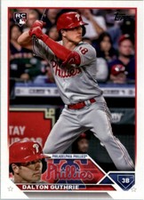 2023 Topps #398 Dalton Guthrie RC Philadelphia Phillies MLB Rookie Baseball Card